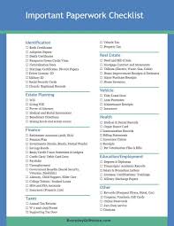 60 Important Papers And Documents For A Home Filing System Checklist Everyday Old House In 2020 Filing System Printable Divorce Papers Home Filing System