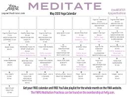 Calendar Yoga With Adriene In 2020 Yoga With Adriene Workout Calendar Calendar