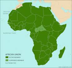 Africa north of the equator: Map Which Countries Are In The African Union Political Geography Now