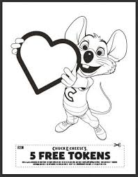 Chuck E Cheese Valentine S Day Printable Free Chuck E Cheese Coloring Page Free Coloring Pages Inspirational Coloring Pages Valentines Day Coloring Page