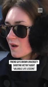 Before they left for winter break, many students at Brown University came  by a makeshift memorial