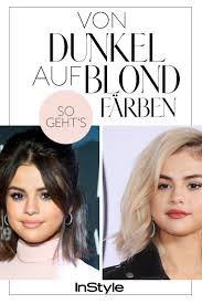 Wenn sie nur eine blondierung verwenden, um dunkelblondes haar zu erhalten. Von Dunkel Auf Blond Farben So Geht S Richtig Blond Farben Haare Blond Farben Schwarz Auf Blond