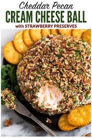 Cream Cheese Ball In 2020 Cream Cheese Ball Cheese Ball Recipes Cheddar Cheese Ball Recipes