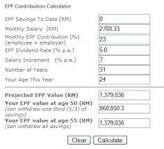 To simply the math, assume that your basic salary is rs.25,000, including. Time Value Of Money Computing The Retirement Fund In Epf Account Of An Employee Kclau Com