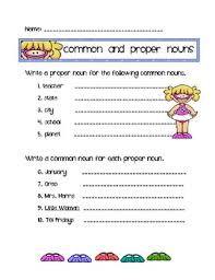 Collective nouns worksheet for class 3. Common And Proper Noun Worksheet By Ms Third Grade Tpt
