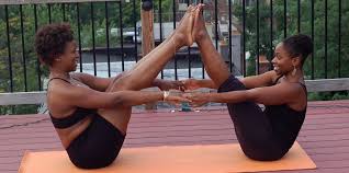 Navasana Boat Pose From Partner Yoga Afrikaner