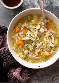 Chicken And Rice Soup Recipe Rice Soup Recipes Soup Recipes Chicken Soup Recipes Rice