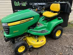 Designed to fit d100 mowers with a 42 in. 42in John Deere X300 Lawn Tractor W Bagger And Front Blade 285 Hours Gsa Equipment New Used Lawn Mowers And Mower Repair Service Canton Akron Wadsworth Ohio