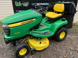 Find out about the features, specifications, attachments and finance offers. 42in John Deere X300 Lawn Tractor W Bagger And Front Blade 285 Hours Gsa Equipment New Used Lawn Mowers And Mower Repair Service Canton Akron Wadsworth Ohio