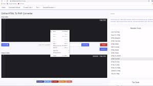 Online Html To Php Converter In 2020 Free Online Tools Converter Online Tools
