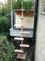 Katzentreppe Xl Katzenleiter Natur Katzenbaum Douglasie Massivholz Fur Balkon Katzen Treppe Katzentreppe Katzenleiter