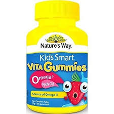 Nature S Way Kids Smart Vita Gummies Omega 3 Fish Oil 60 Pastilles Omega 3 Important Nutrient For Growing Children Fish Oil Omega 3 Fish Oil Fish Oil Benefits