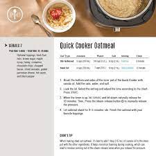 Quick Cooker Oatmeal Steel Oats Pressure Cooker Pampered Chef Recipes Pampered Chef Pampered Chef Consultant