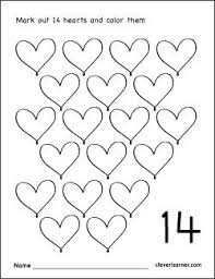 Number 14 Coloring Worksheet For Children Preschool Worksheets Color Worksheets For Preschool Letter Worksheets For Preschool