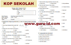Bank Soal Pai Kelas 6 Semester 1 Dan Kunci Jawaban Ilmusosial Id