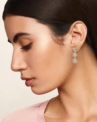 Buy Yellow Earrings for Women by Melorra Online