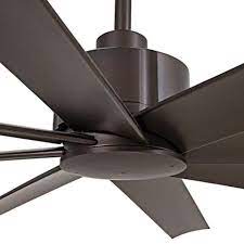 They both come with light support, are very quiet which means you can install them in your bedroom and barely notice the difference and they come with reversible motors which help you save on heating. 65 Minka Aire Slipstream Bronze Outdoor Ceiling Fan 2y757 Lamps Plus Outdoor Ceiling Fans Ceiling Fan Bronze Ceiling Fan