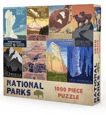 Springtime in the great smokies (54 pieces jigsaw puzzle). National Parks 1000 Pieces Gibbs Smith Puzzle Warehouse