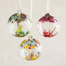 Get the best deals on decorative glass boxes. Recycled Glass Tree Globes Wishes Peace Love Joy Remembrance Uncommon Goods