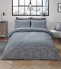 Gray striped leopard duvet cover queen twin double duvet covers bedding set eu queen single duvet cover set beddings quilt cover set kids duvetcover2020 5 out of 5 stars (279) sale price $68.40 $ 68.40 $ 76.00 original price $76.00 (10%. Homemaker Grey Leopard Print Duvet Sets Animal Print Bedding Quilt Cover King Buy Online In Bahamas At Bahamas Desertcart Com Productid 167024200