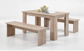 Ikea kejsarkrona dining table and two benches in wimbledon london. Wow Durban Oak Dining Table With Bench Seats By Furniturefactor Co Uk