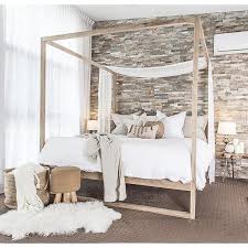 Barrow queen poster 4pc bedroom set hidden storage in bed posts ample storage space in case piecesset includes: Bed Queen Or King Strand 4 Poster In French Oak By Uniqwa Bed Furniture Vintage Bedroom Decor Bedroom Vintage