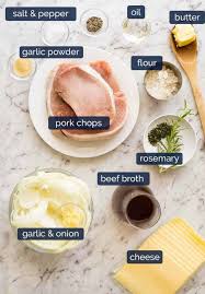 Crock pot pork chops recipe: French Onion Smothered Pork Chops Recipetin Eats