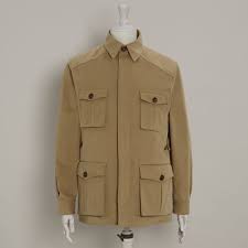 Taupe Brown Heavy Drill Cotton Travel Jacket Travel Jacket Mens Fashion Coat Jackets
