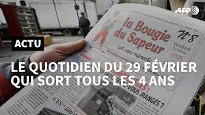 We did not find results for: La Bougie Du Sapeur Le Quotidien Du 29 Fevrier Qui Sort Tous Les 4 Ans Afp News Youtube