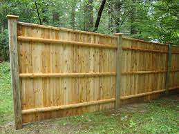 Cedar fences should last 20+ years in oklahoma. 6 High Traditional Style Cedar Fence With Colonial Cap Pressure Treated Posts Reliable Fence