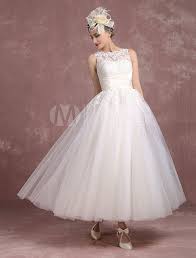 Maybe you would like to learn more about one of these? Brautkleider Vintage Prinzessin Elfenbeinfarbe Mit Bateau Kragen Hochzeitskleid Vintage Tull Armellos Knochellang Hochzeit Milanoo Com