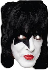 Amazon.com: Paul Stanley Mask 名人口罩歌手Kiss On A Stick : 服裝，鞋子和珠寶