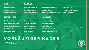 Deutschland u21 » kader u21 em 2021 ungarn/slowenien. Low Und Kuntz Nominieren Kader Fur Em Qualifikation Und U 21 Em Dfb Deutscher Fussball Bund E V