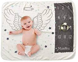 Baby Milestone Blanket Womdee Newborn Photo Background
