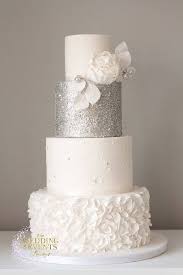This cake was made from choc mud with a choc fudge filling and stood approx 20 inches / 50cm tall. Silver Sequin Wedding Cake Lace Ruffles Peony Modern Wedding Cake 4 Tiers Lace Wedding Cake Sequin Wedding Cake Silver Wedding Cake