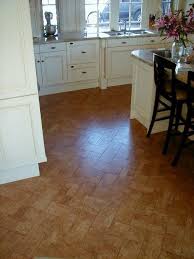 Cork Flooring Kitchen Pros And Cons Fresh White Cabinets And Cork Floor In Herringbone Pattern Gives In 2020 Cork Flooring Kitchen Cork Flooring Kitchen Flooring