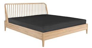 We have a massive availability of different wood types, finishes, and designs that provides you with a wealth of options. Dellah Curved Natural Oak Spindle Platform Bed