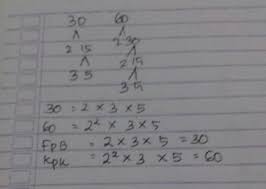 Bagaimana cara untuk mencari fpb? Kpk Dan Fpb Dari 30 Dan 60 Brainly Co Id