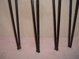 See more ideas about modern table legs, mid century modern table, table legs. Vintage 4 Hairpin Table Legs 29 Rod Iron Steel Mid Century Modern 520920535