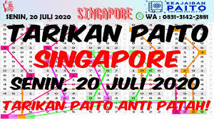 Tarikan Paito Togel Sgp Senin 20 Juli 2020 Sgp Jitu Youtube