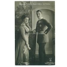 Prince philip, duke of edinburgh (born 10 philip kirill friedrich wilhelm moritz brosi tanko prinz von preußen b. Prinz Und Prinzessin August Wilhelm Von Preussen Portraitpostkarte Philipp Militaria