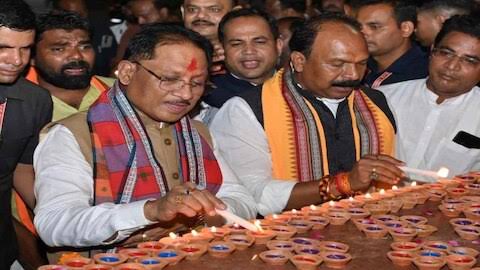 पीएम मोदी के जन्मदिन पर छत्तीसगढ़ में जले 1.50 करोड़ से ज्यादा दीप, सीएम साय  बोले-