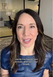 Slow down and just breathe. Breathwork is key in supporting your stress  levels, says our Chief Medical Officer, Christine Moutier, M.D.