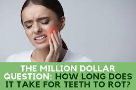 Within 3 months of entering an old peoples care home their teeth will be rotted to the gum line. The Million Dollar Question How Long Does It Take For Teeth To Rot