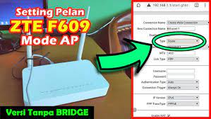 Cara Merubah Ip Address Modem Indihome Zte F609 Youtube