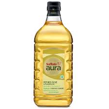 Buy Saffola Aura Refined Olive And Flaxseed Oil 2 Ltr Features Price Reviews Online In India Justdial