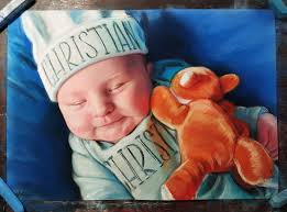 Портрет пастелью по фотографии на заказ: детский, младенческий, семейный,  свадебный