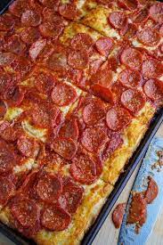 Sicilian Pizza Recipe Sicilian Pizza Sicilian Pizza Recipe Pizza Recipes Dough