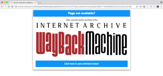 The wayback machine has a new feature called changes that lets you compare two different since its launch in 2001, the wayback machine has been a very useful digital archive of the world still, once the bugs are ironed out, there's no doubt it will be a great way to research a website's past. Wayback Machine Get This Extension For Firefox En Us