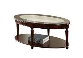Even if they tend to be more. Furniture Of America Claire Oval Glass Top Coffee Table Dark Cherry Finish Buy Online In Brunei At Brunei Desertcart Com Productid 56280016
